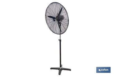 Cofan – Ventilador Industrial de Pie con 3 Velocidades y Potencia de 200W